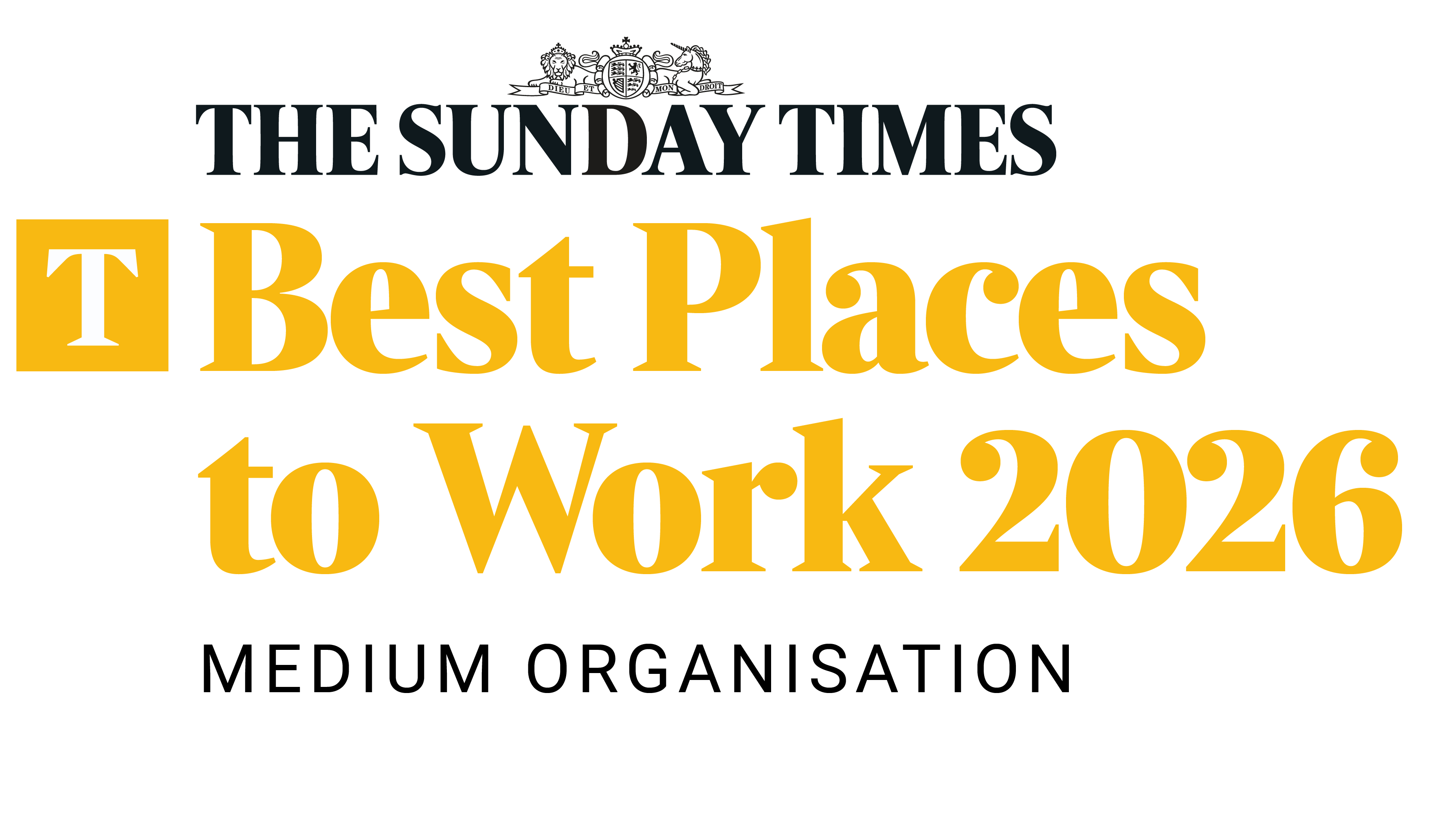 The Sunday Times Best Places to Work 2026 Logo