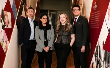 James, Bhakti, Charlotte and Nick