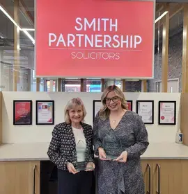 Julie and Danielle with their Awards