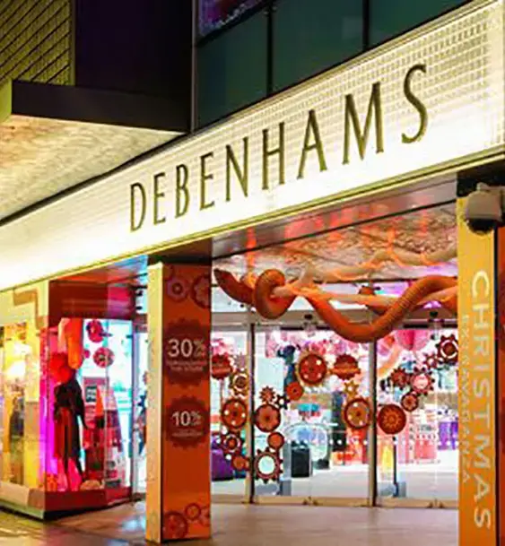 The Debenhams stores sat empty in the middle of Welsh cities for a