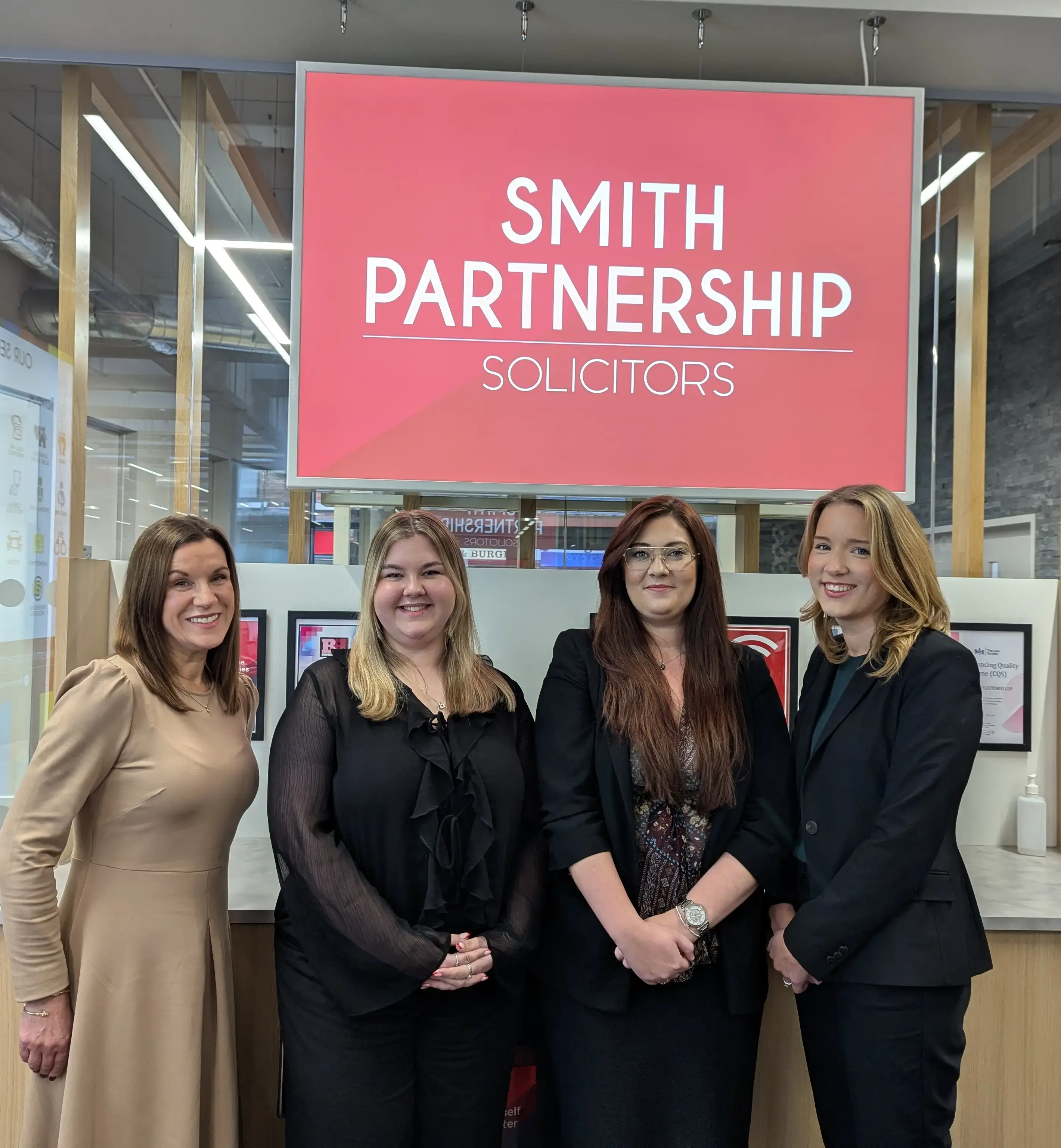 Alison Neate, Jade Evershed, Sophie Wilson and Victoria Townsend