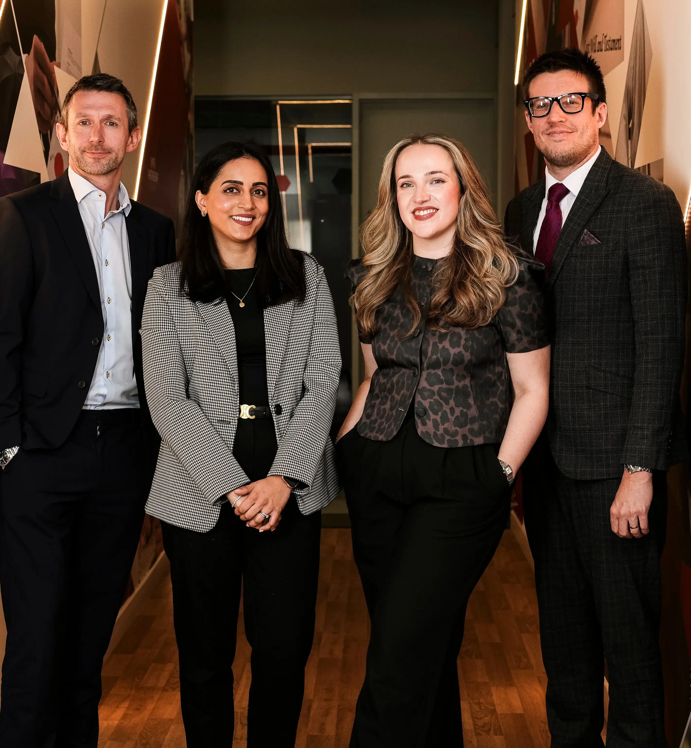 James, Bhakti, Charlotte and Nick